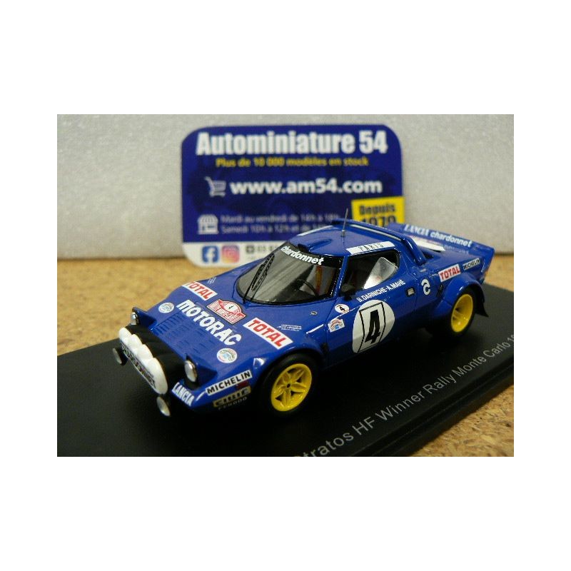 1979 Lancia Stratos n°4 B.Darniche - A.Mahé 1st Winner Monte Carlo S9096 Spark Model