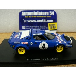 1979 Lancia Stratos n°4 B.Darniche - A.Mahé 1st Winner Monte Carlo S9096 Spark Model