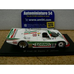 1986 Porsche 962C n°18 Torno Brun - Sigala - Jelinski Le Mans S9871 Spark Model