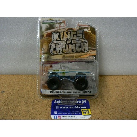 Ford F250 Crime Time State Trooper "Kings of Crunch" 49110-C Greenlight 1.64ième