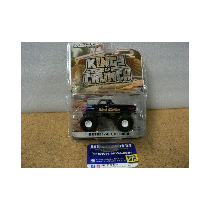 Ford F250 Thunder Black Stallion 1992 "Kings of Crunch" 49110-E Greenlight 1.64ième