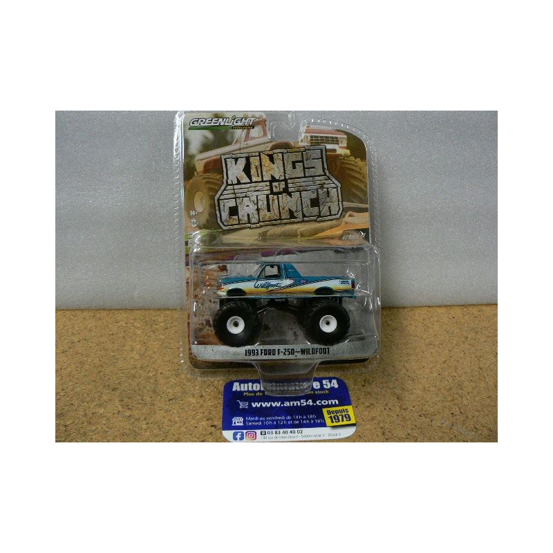 Ford F250 Wildfoot 1993 "Kings of Crunch" 49110-F Greenlight 1.64ième