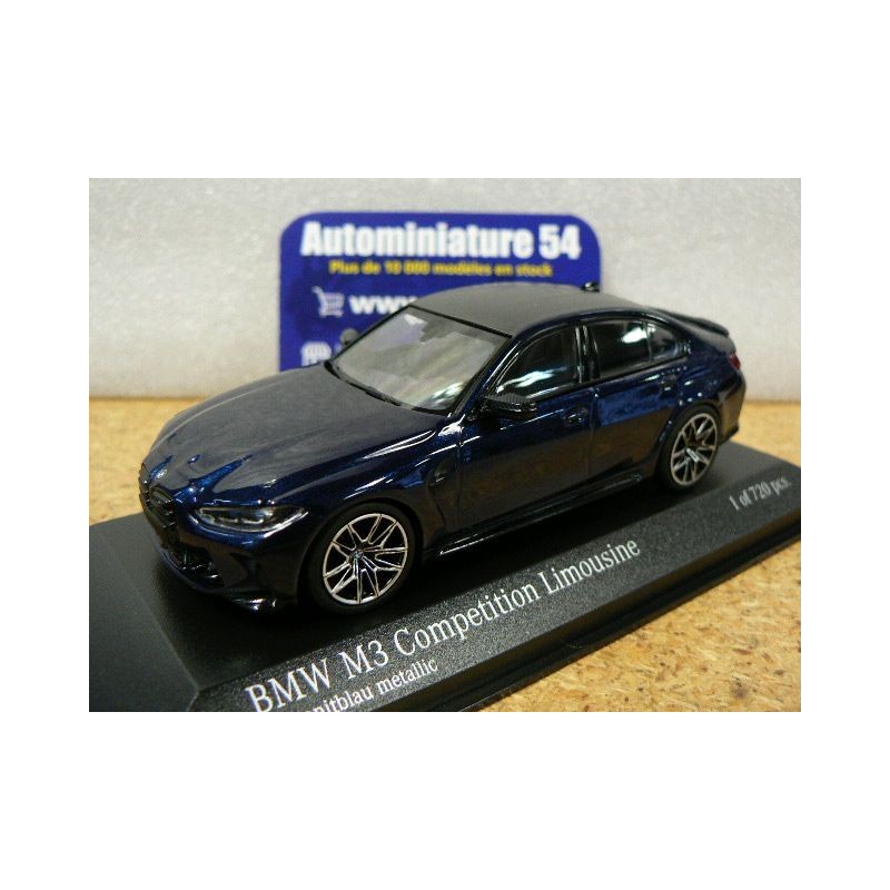 BMW M3 Compétition 2020 Tansanitblue Met. 410020201 Minichamps