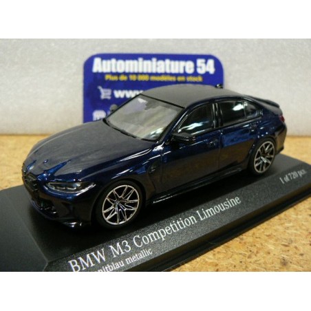 BMW M3 Compétition 2020 Tansanitblue Met. 410020201 Minichamps