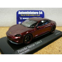 Porsche Taycan Turbo S 2019 Metallic Red 410068474 Minichamps