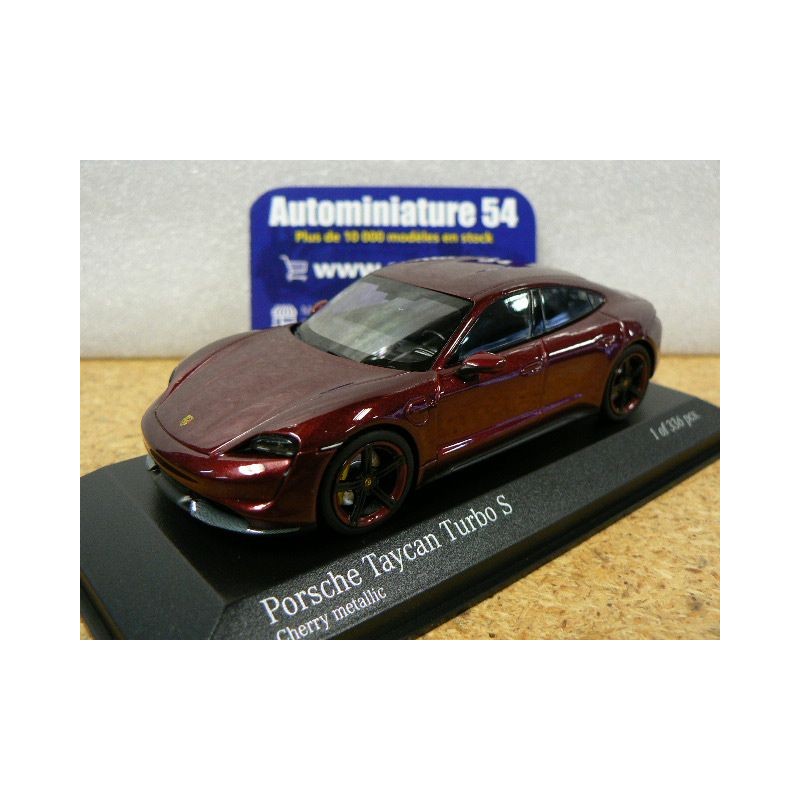 Porsche Taycan Turbo S 2019 Metallic Red 410068474 Minichamps