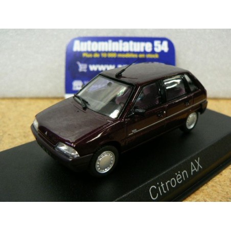 Citroen AX Ten 5 portes Opéra Red 1992 155163 Norev