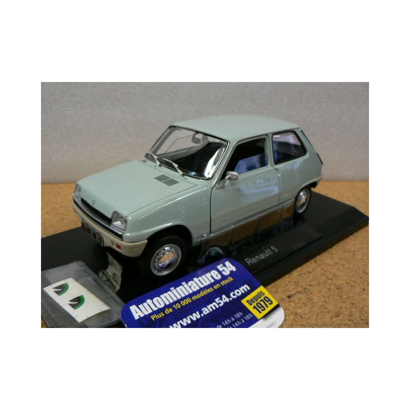 Renault 5 Clear Blue + caches phares 1972 185380 Norev