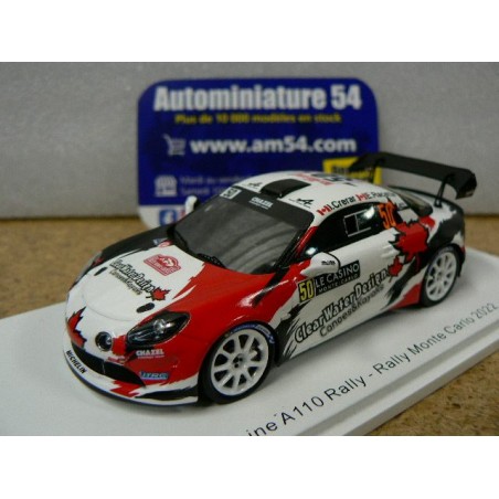 2022 Alpine A110 n°50 Crerar - Racette RGT Monte Carlo S6702 Spark Model