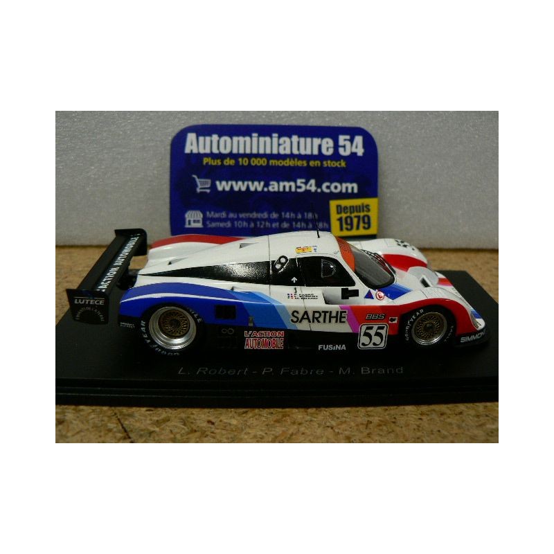 Miniature Spark 1/43 - Cougar C28LM N°55 - 24h Le Mans 1992 - Neuve