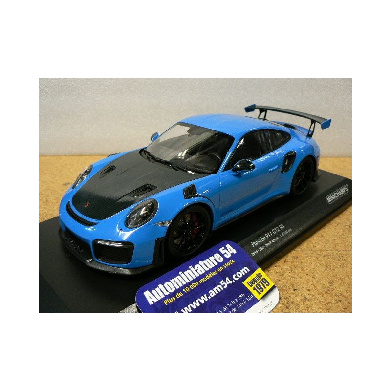Porsche 911 - 991.2 GT2RS 2018 Blue Black wheels 155068308 Minichamps