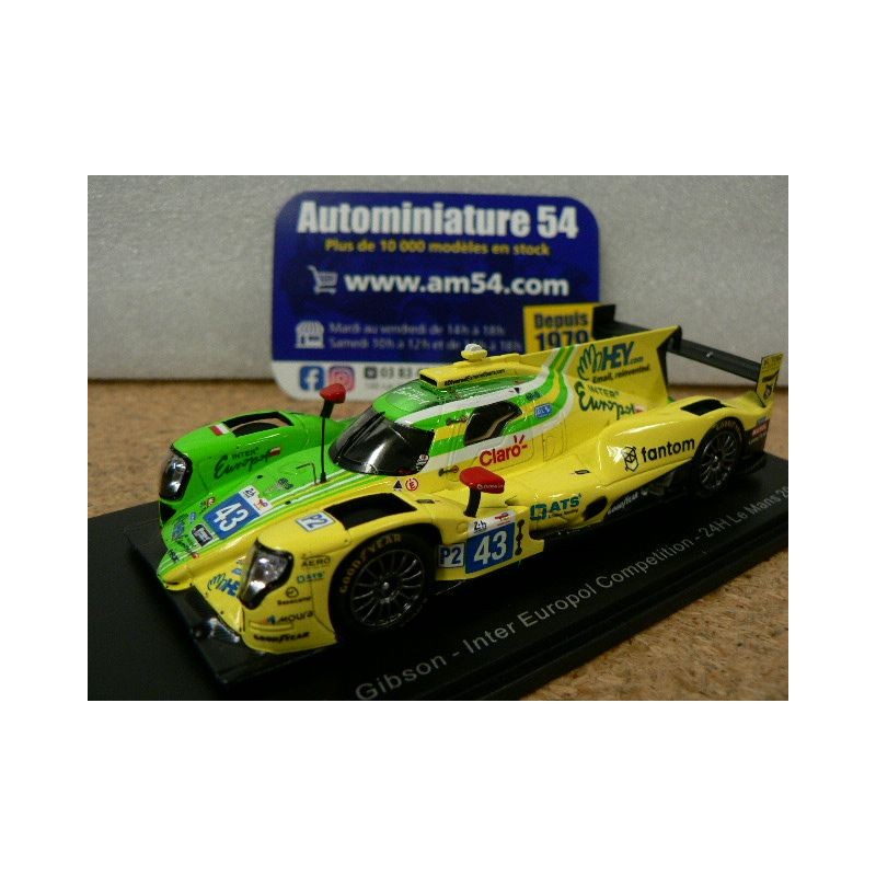 2022 Oreca 07 Gibson Inter Europol Comp n°43 Heinmeier - Scherer - Fittipaldi Le Mans S8636 Spark Model