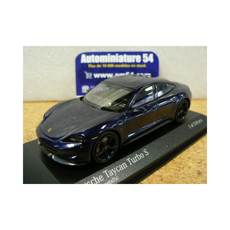 Porsche Taycan Turbo S 2019 Blue Met 410068475 Minichamps