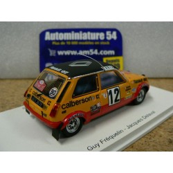 1978 Renault 5 Alpine n°12 Fréquelin - Delaval Monte Carlo S6035 Spark Model