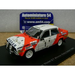 1982 Datsun Nissan Violet GT n°1 Metha - Doughty 1st Winner Safari S7770 Spark Model