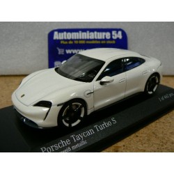 Porsche Taycan Turbo S 2019 White 410068476 Minichamps