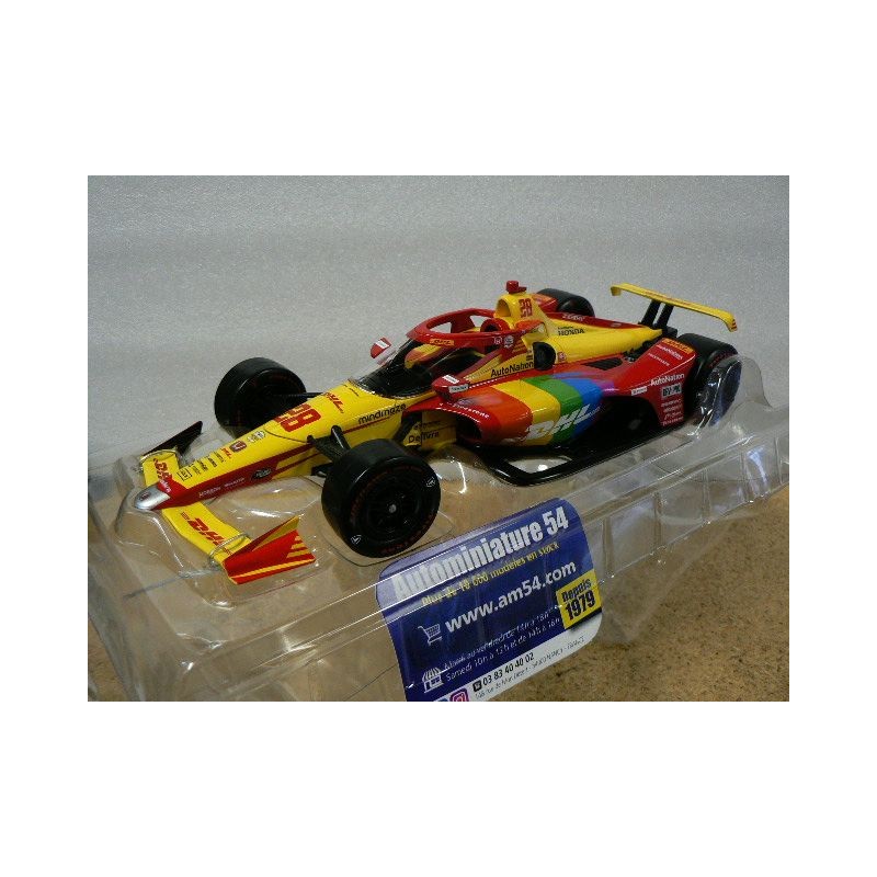 2022 Andretti Autosport Honda n°28 Romain Grosjean Pride Indycar green11172 Greenlight