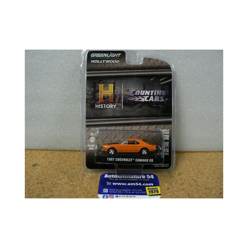 Chevrolet Camaro RS 1967 Counting Cars "Hollywood" 44970-F Greenlight 1.64ième