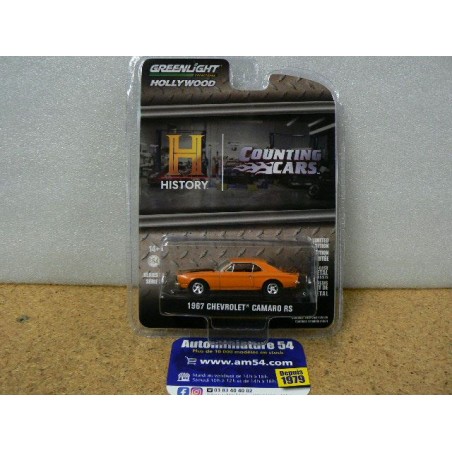 Chevrolet Camaro RS 1967 Counting Cars "Hollywood" 44970-F Greenlight 1.64ième