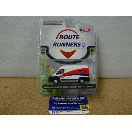 Dodge RAM Promaster 2500 Cargo High Roof Canada Post 2019 "Route Runners" 53050-CP Greenlight 1.64ième