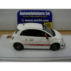 Fiat Abarth 595 Gara White TSM430616 TrueScale Miniatures