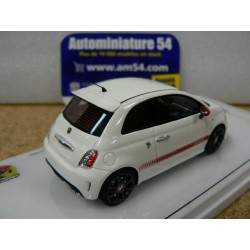 Fiat Abarth 595 Gara White TSM430616 TrueScale Miniatures