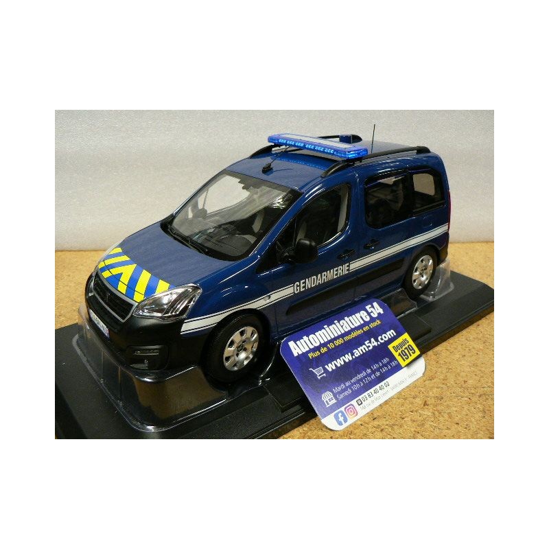 Peugeot Partner Gendarmerie Blue - Yellow 2016 184895 Norev