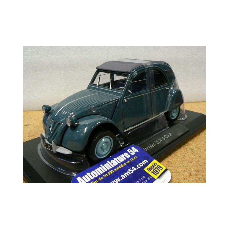 Citroen 2CV AZL Bleu Glacier 1959 181485 Norev