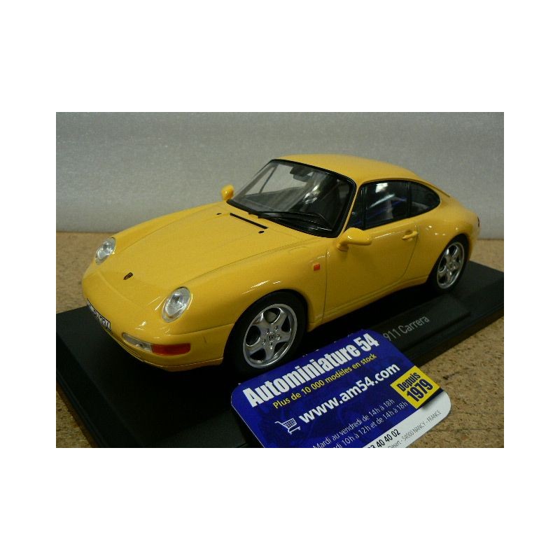 Porsche 911 - 993 Carrera Yellow 1994 187596 Norev