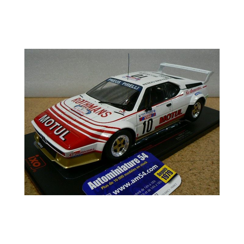 1982 BMW M1 n°10 Darniche - Mahé Tour de Corse 18RMC114 Ixo Models