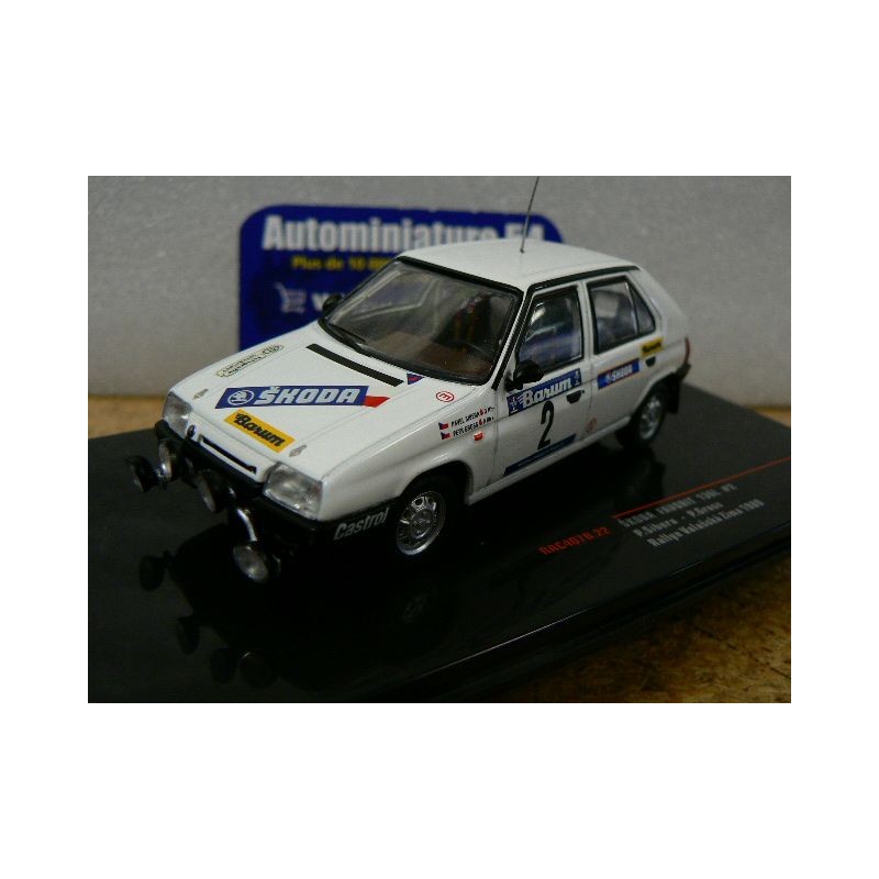 1995 Skoda Favorit 136L n°4 Sibera - Gross Rally Valasska Zima RAC407A Ixo Models