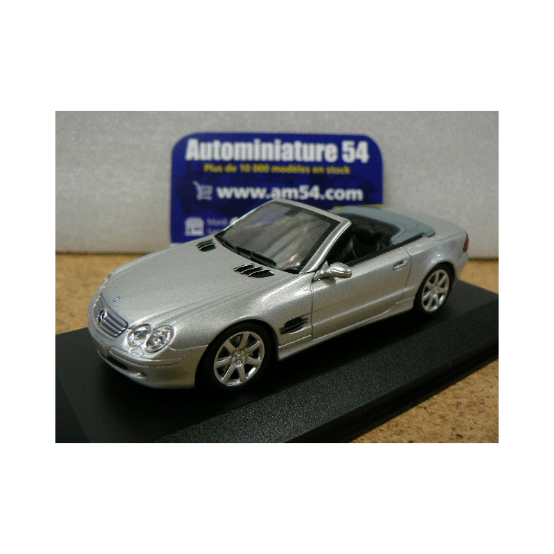 Mercedes Benz SL Class R230 silver 2001 940031030 MaXichamps