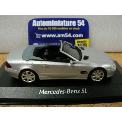 Mercedes Benz SL Class R230 silver 2001 940031030 MaXichamps