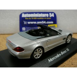 Mercedes Benz SL Class R230 silver 2001 940031030 MaXichamps