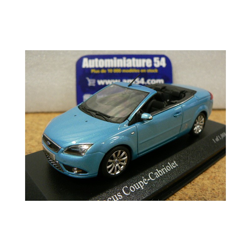 Ford Focus Coupé Cabrio Aqua Blue Met. 2007 400084030 Minichamps