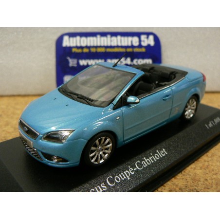 Ford Focus Coupé Cabrio Aqua Blue Met. 2007 400084030 Minichamps