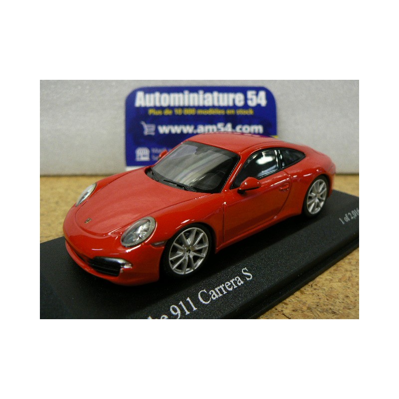 Porsche 911 - 991 Carrera S Red ph1 2012 410060220 Minichamps