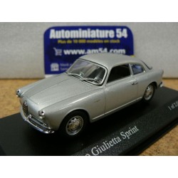 Alfa Roméo Giulietta Sprint argent 1954 400120400 Minichamps