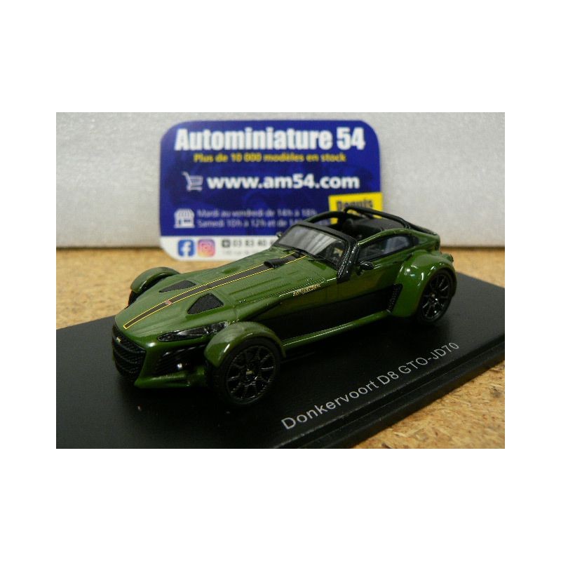 Donkervoort D8 GTO JD70 Green 2021 S7606 Spark Model