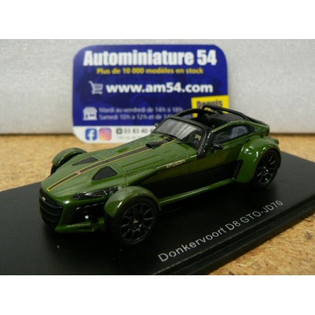 Donkervoort D8 GTO JD70 Green 2021 S7606 Spark Model