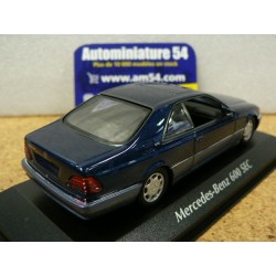 Mercedes Benz S600 SEC C140 Blue Met. 1992 940032600 MaXichamps