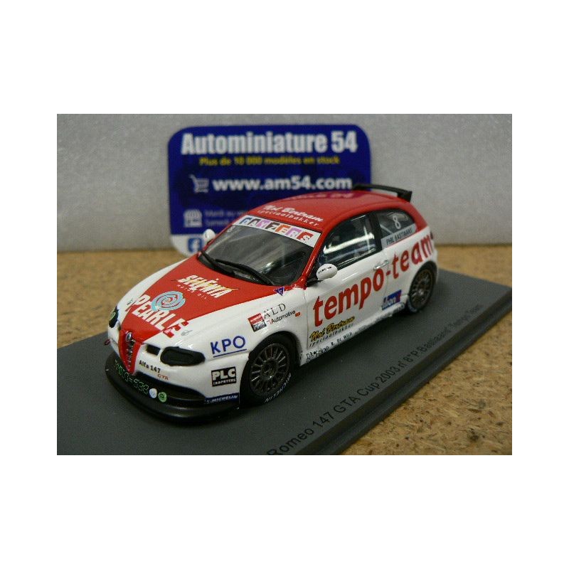 2003 Alfa Roméo 147 GTA Cup n°8 P Bastiaans S0482 Spark Model