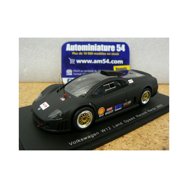 2002 Volkswagen W12 Land Speed Record Nardo S0442 Spark Model