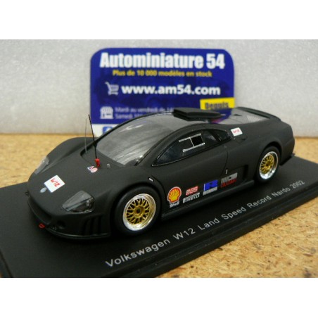 2002 Volkswagen W12 Land Speed Record Nardo S0442 Spark Model