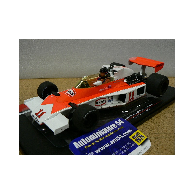 1976 McLaren M23 n°11 James Hunt 1st Winner GP France World Champion 18612 MCG