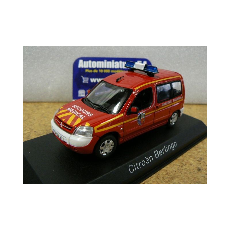 Citroen Berlingo Pompier Secours Médical 2004 155722 Norev