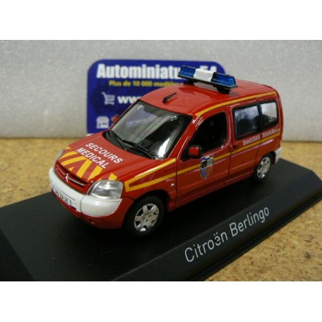 Citroen Berlingo Pompier Secours Médical 2004 155722 Norev