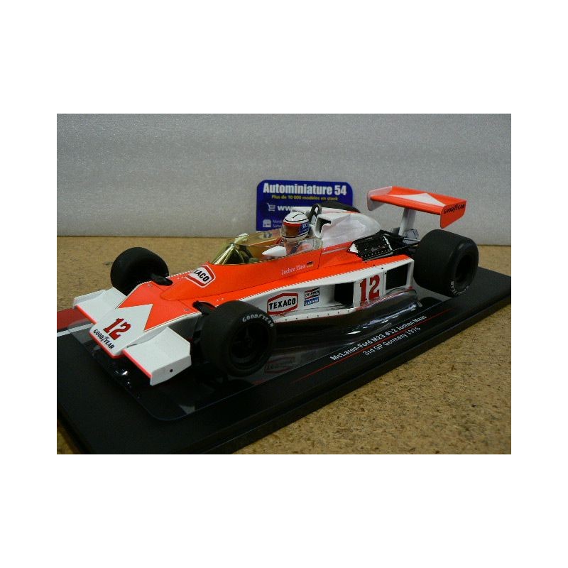 1976 McLaren M23 n°12 Jochen Mass 3rd Germany GP 18613F MCG