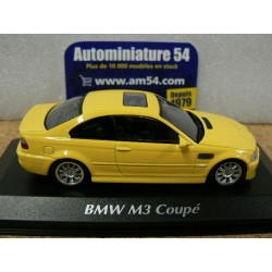 BMW M3 Coupé 3-Series E46 yellow 2001 940020021 MaXichamps