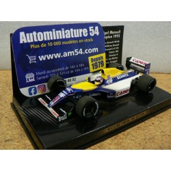 1992 Williams Renault FW14B Nigel Mansell n°5 Dirty Version 1st World Champion 436926005 Minichamps